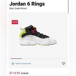 Jordan Sneakers, Size 13 (Kids), Worn.